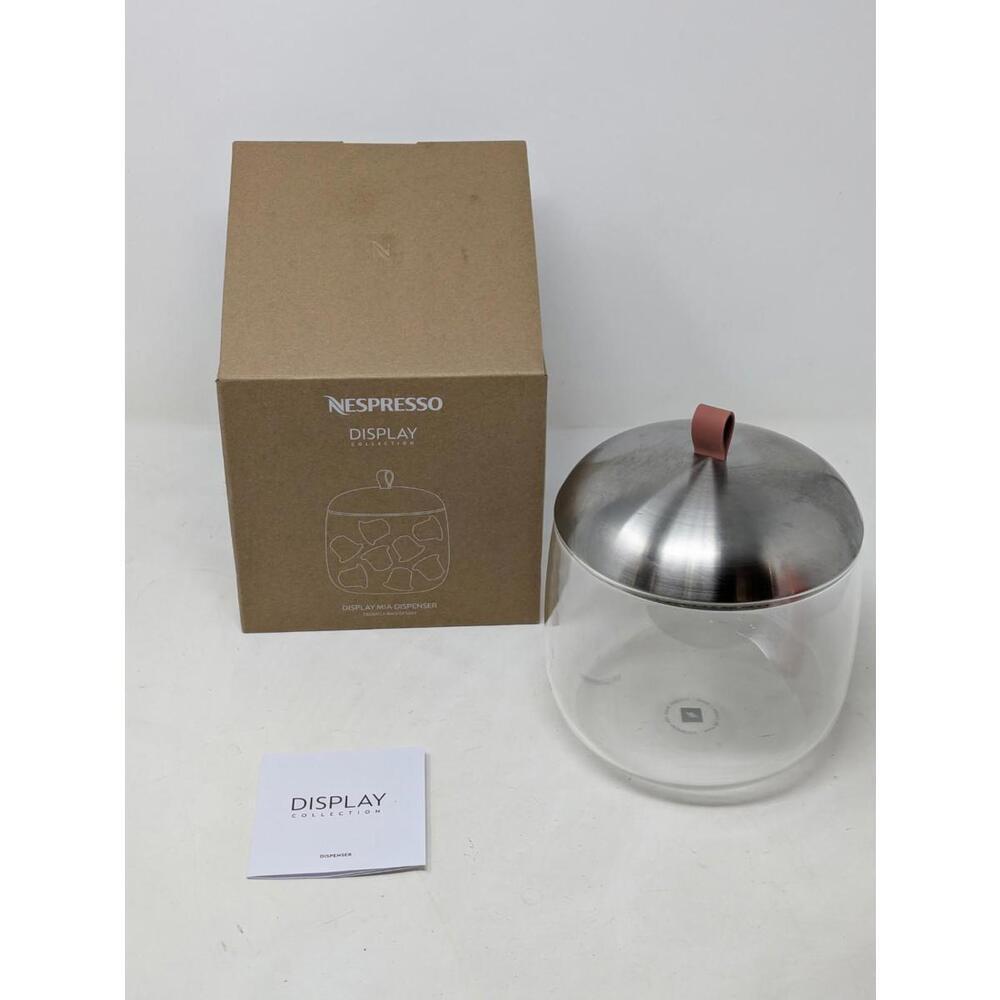 New Genuine Nespresso Display Collection Mia Glass Capsule Container Dispenser